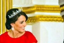 Kate Middleton Kraliyet Yemeğinde