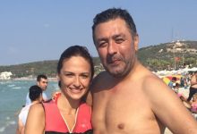 Sinem Öztürk ve eşi Mustafa Uslu tatilde