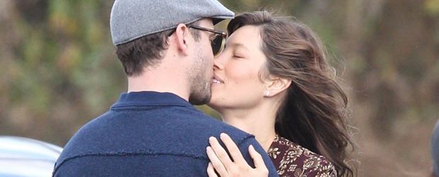 Justin Timberlake ile Jessica Biel’in set öpücüğü