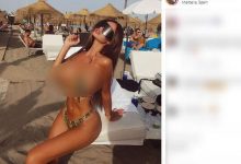 Playboy modeli Soraja Vucelic lüks aracıyla havuza uçtu!