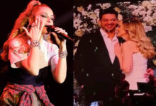 Hadise konserinde nişan fotoğraflarını yayınladı